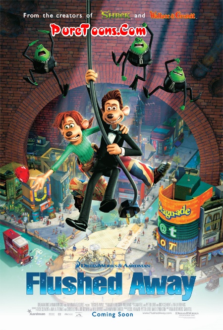 Flushed Away (2006) in Hindi Dubbed Full Movie Free Download 720p HEVC, 480p, 360p